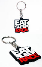 Ladda upp bild till gallerivisning, Eat Sleep Race Logo Nyckelring
