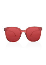 Ladda upp bild till gallerivisning, Moderna och snygga solglasögon från Wolt. Röd snygg färg med röda linser.
