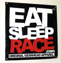 Ladda upp bild till gallerivisning, Eat Sleep Race Banner
