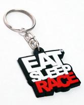 Ladda upp bild till gallerivisning, Eat Sleep Race Logo Nyckelring